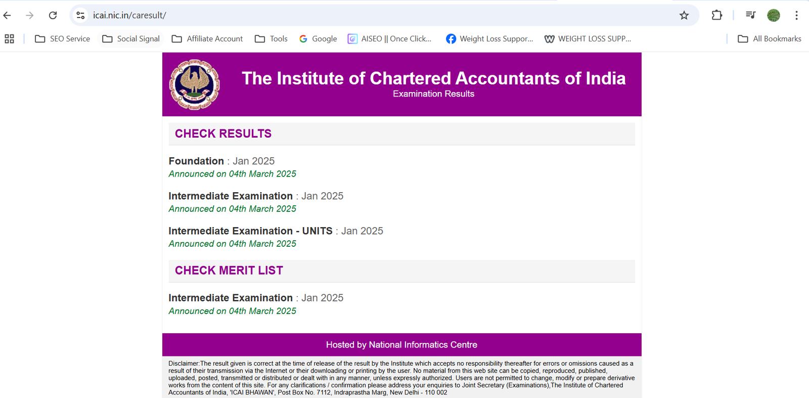 ICAI CA परिणाम 2025 (OUT): CA इंटर, फाउंडेशन जनवरी के नतीजे घोषित @ icai.nic.in, दीपांशी अग्रवाल ने इंटर परीक्षा में टॉप किया